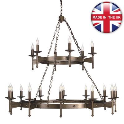 Elstead Cromwell Chandelier Medieval Eighteen Bulbs - Thumbnail 2