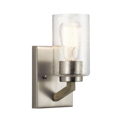 KICHLER Deryn wall light with clear glass shade, antique grey - Thumbnail 2
