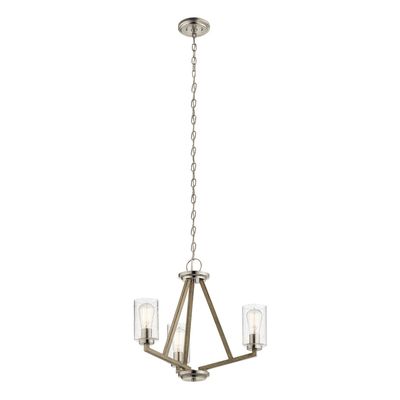 KICHLER Deryn pendant light, 3-bulb, antique grey - Thumbnail 2
