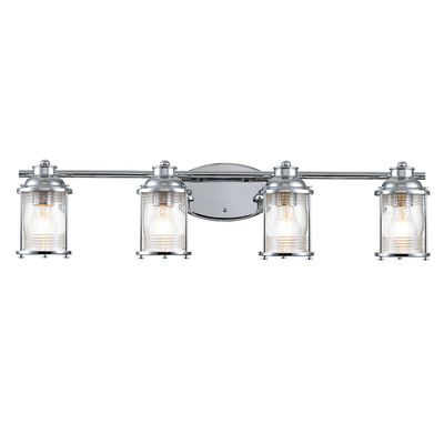 Quintiesse Bathroom wall light Ashland Bay, 4-bulb, chrome - Thumbnail 2