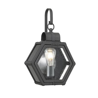 Elstead Quintiesse Quoizel Wall Light Black B - Black