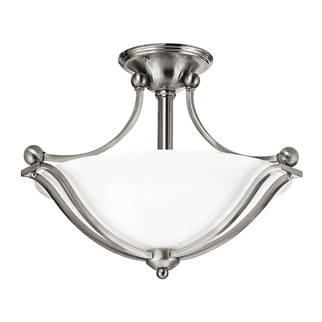 HINKLEY Bolla Ceiling Light Charming Nickel - Image 1