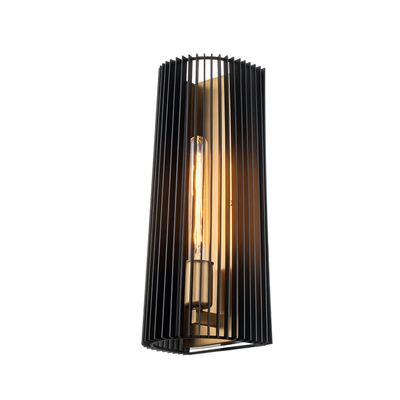 Quintiesse Linara wall light, black/brass, one-bulb - Thumbnail 2
