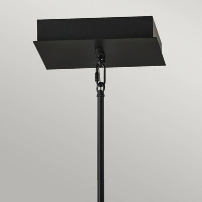 Quintiesse Styx LED hanging light black 3,000K 53.8 x 53.8cm