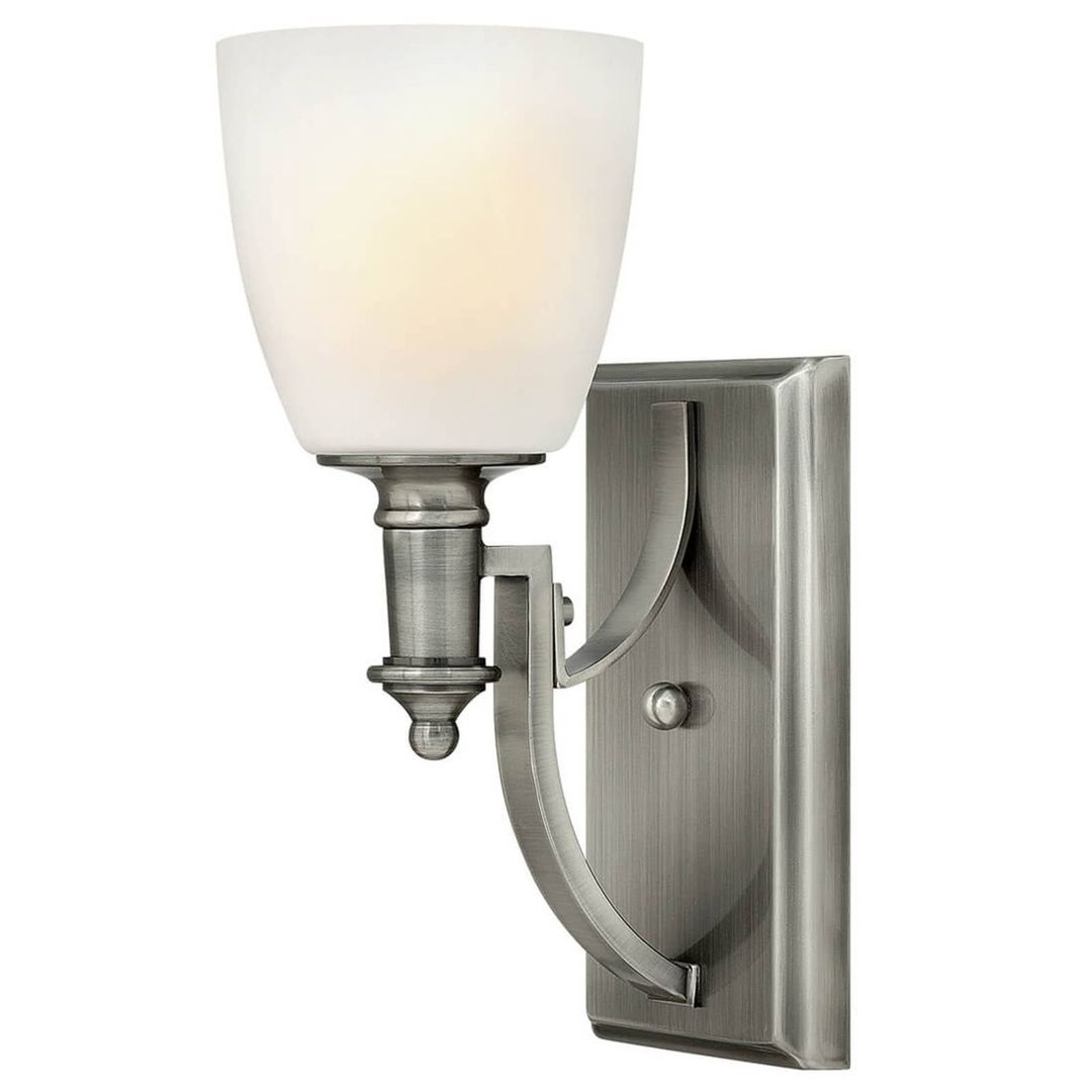 HINKLEY Antique nickel-plated wall lamp Truman - Image 1