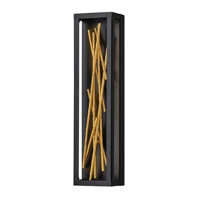 Quintiesse Styx LED wall light, black, 3,000 K 15 x 61 cm - Thumbnail 2