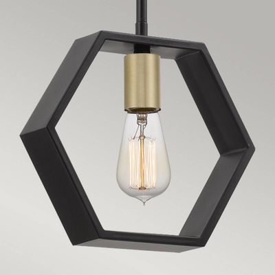 QUOIZEL Bismarck pendant light, 1-bulb