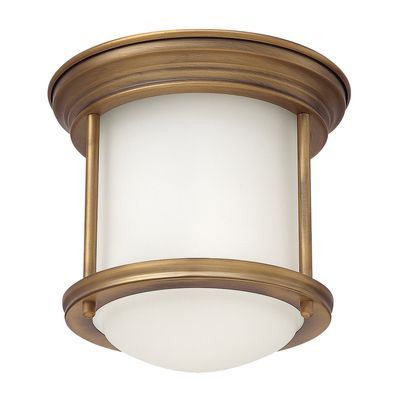 Quintiesse Hadrian Mini outdoor ceiling light, bronze/opal white - Thumbnail 2