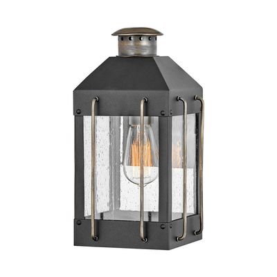 Elstead Lighting Hinkley Wall Light Black O - Black