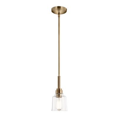 KICHLER Aivian pendant light, 1-bulb, weathered brass - Thumbnail 2