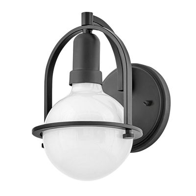 Quintiesse Somerset wall light, one-bulb, black - Thumbnail 2