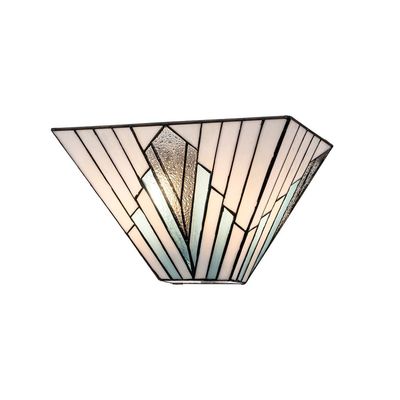 Elstead Alderley wall light, multicoloured/bronze, 31 cm - Thumbnail 2