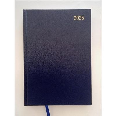 ValueX Desk Diary A4 Day To Page Appointment 2026 Blue - OFFICEA41A Bl
