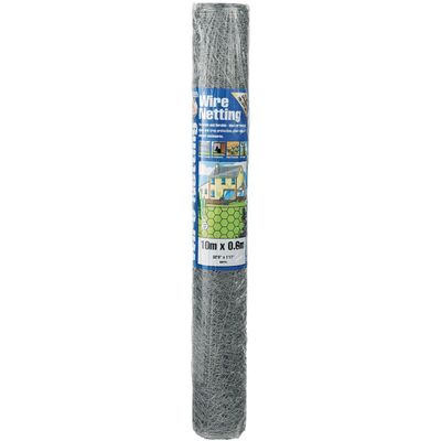 Gardman 50060 Galvanised Wire Netting 50Mm² Hexagon 10 X 0.9M - Thumbnail 2