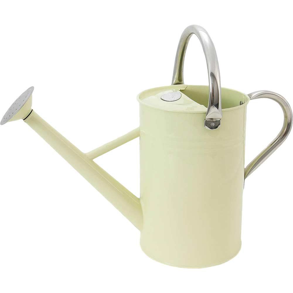 Kent and Stowe Metal Watering Can Vintage Cream 4.5l - Image 1