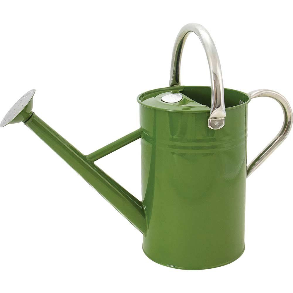 Kent and Stowe Metal Watering Can Tweed Green 4.5l - Image 1