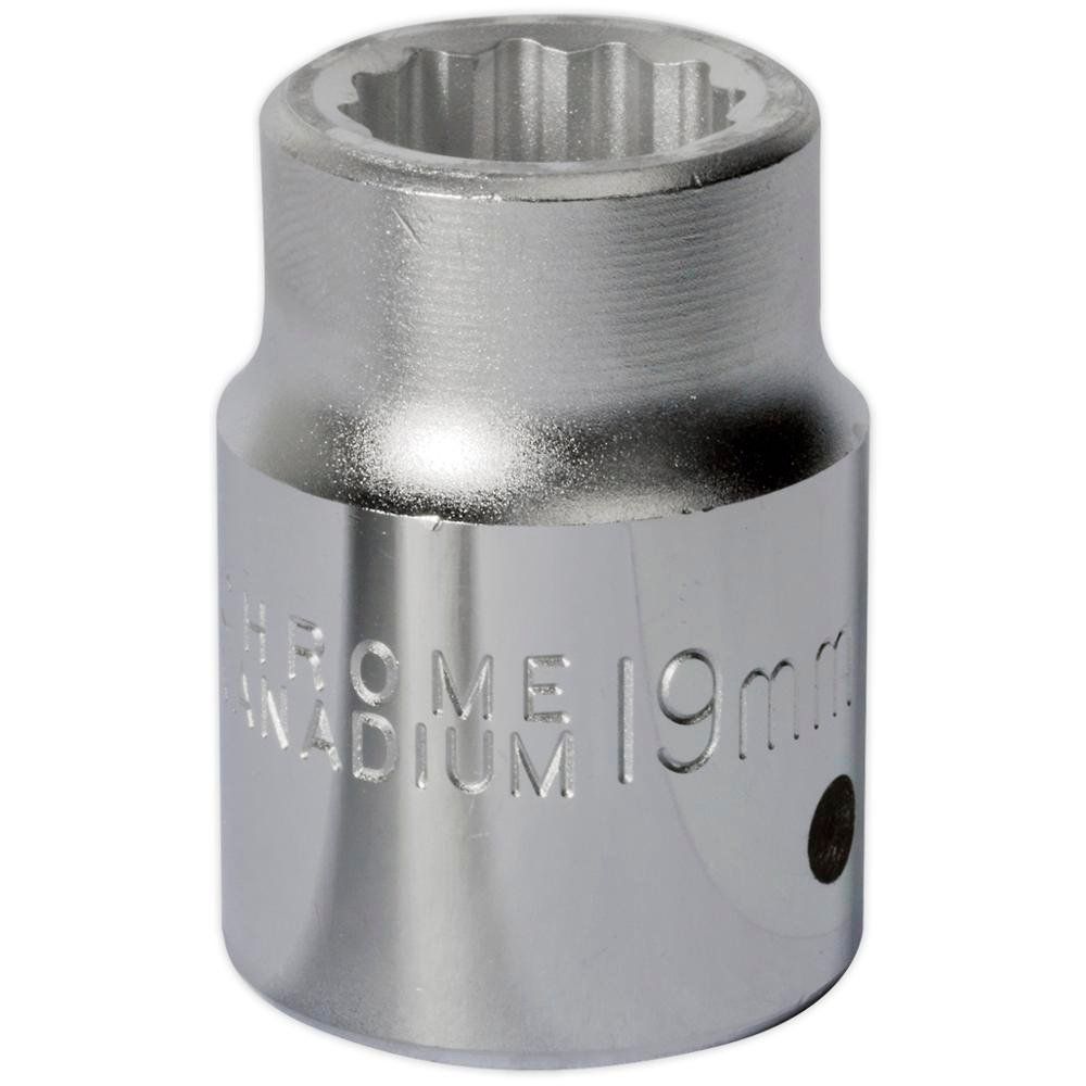 Sealey 3/4" Drive Bi Hexagon WallDrive Socket Metric 3/4" 19mm - Image 1