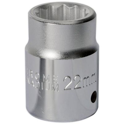 Sealey 3/4" Drive Bi Hexagon WallDrive Socket Metric 3/4" 22mm