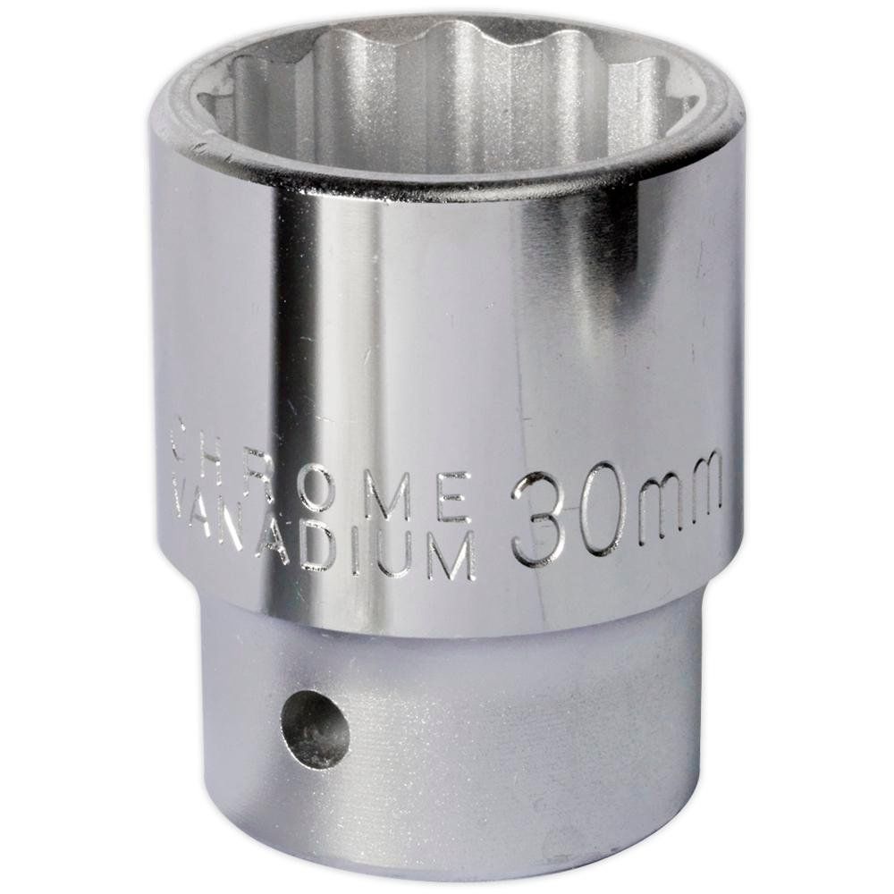 Sealey 3/4" Drive Bi Hexagon WallDrive Socket Metric 3/4" 30mm - Image 1