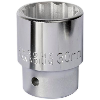 Sealey 3/4" Drive Bi Hexagon WallDrive Socket Metric 3/4" 30mm