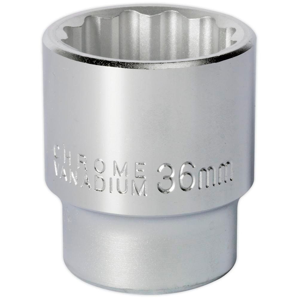 Sealey 3/4" Drive Bi Hexagon WallDrive Socket Metric 3/4" 36mm - Image 1