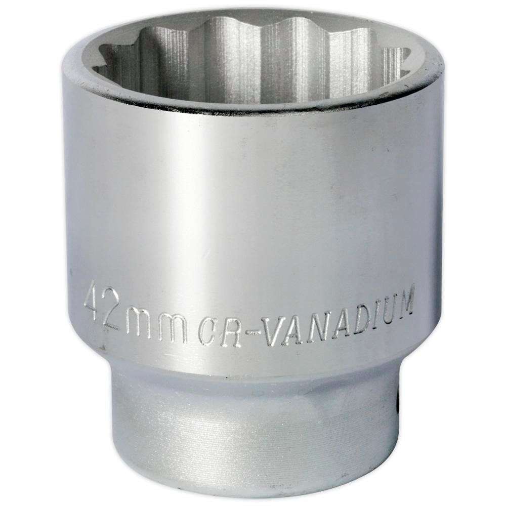 Sealey 3/4" Drive Bi Hexagon WallDrive Socket Metric 3/4" 42mm - Image 1