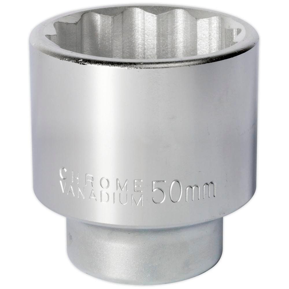 Sealey 3/4" Drive Bi Hexagon WallDrive Socket Metric 3/4" 50mm - Image 1