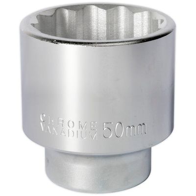 Sealey 3/4" Drive Bi Hexagon WallDrive Socket Metric 3/4" 50mm