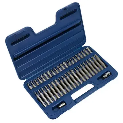 Sealey AK219 Trx-Star*/Hex/Spline Bit Set 42Pc 3/8in & 1/2inSq Drive - Thumbnail 2