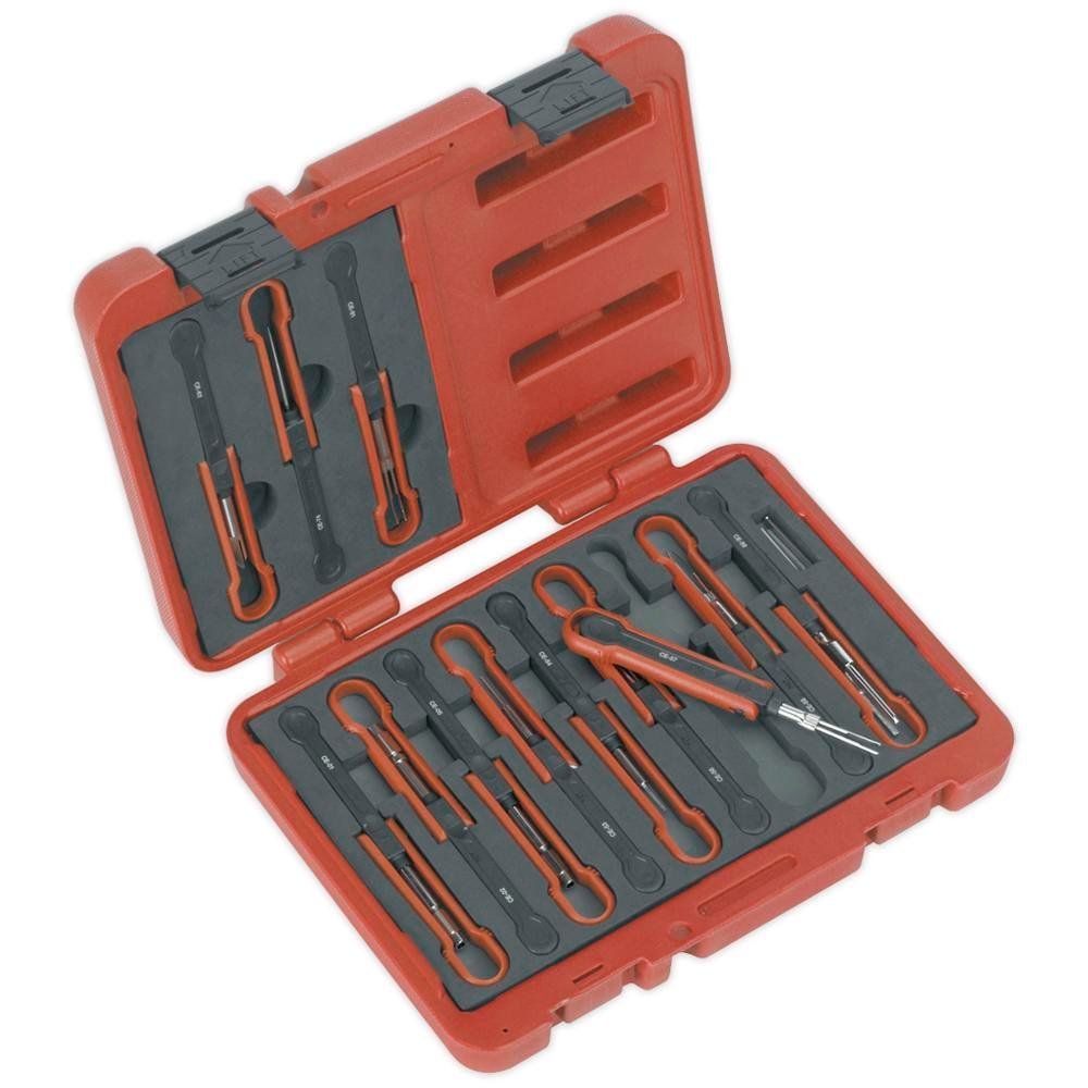 Sealey 15 Piece Universal Cable Ejection Tool Kit - Image 1