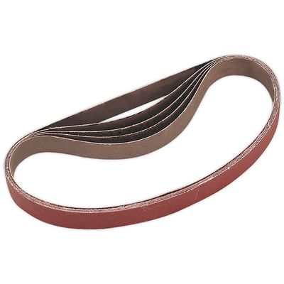 Sealey 20mm x 520mm Sanding Belt 20mm x 520mm 120g Pack of 5