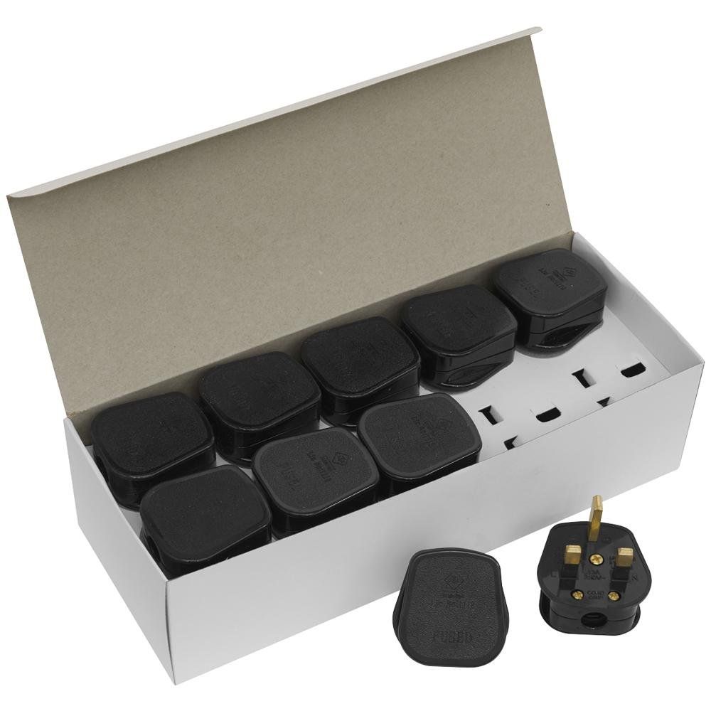 Sealey ASTA Approved Mains Plugs 13amp 240v Pack of 20 - Image 1