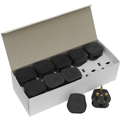 Sealey ASTA Approved Mains Plugs 13amp 240v Pack of 20