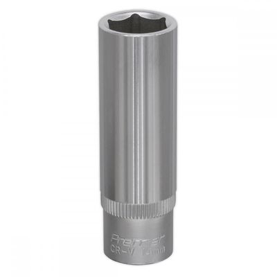 Sealey 3/8" Drive Deep Hexagon WallDrive Socket Metric 3/8" 14mm