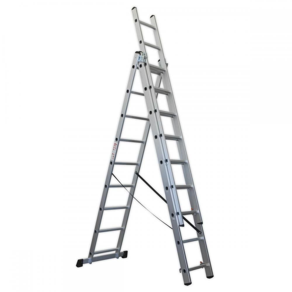 Sealey 3 Way Combination Ladder 6.8m - Image 1