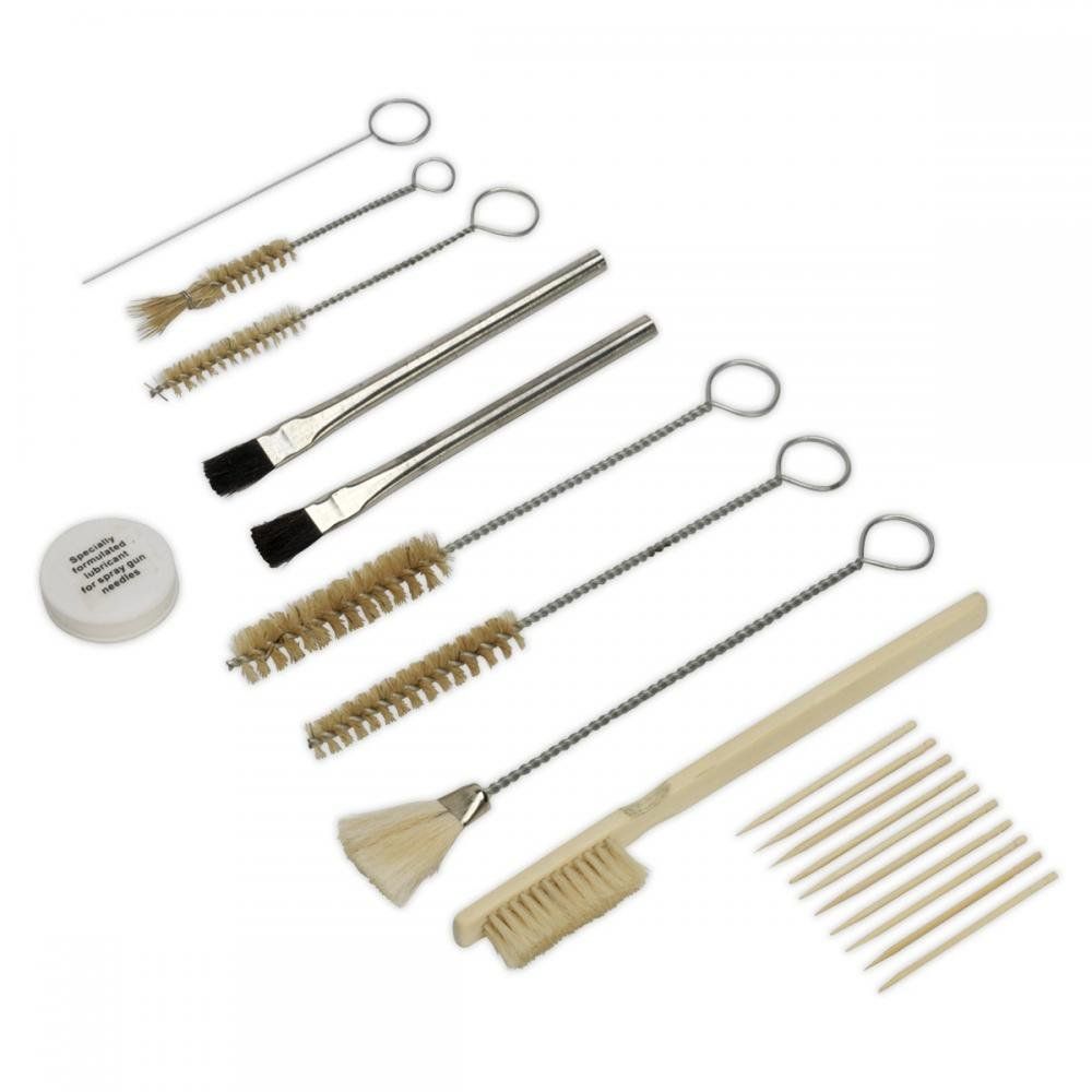Sealey 20 Piece Spray Gun Cleaning Set - Image 1