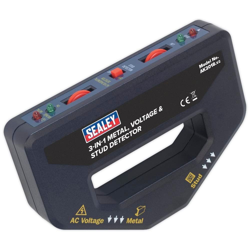 Sealey AK2018 Metal Voltage & Stud Detector 3-In-1 - Image 1