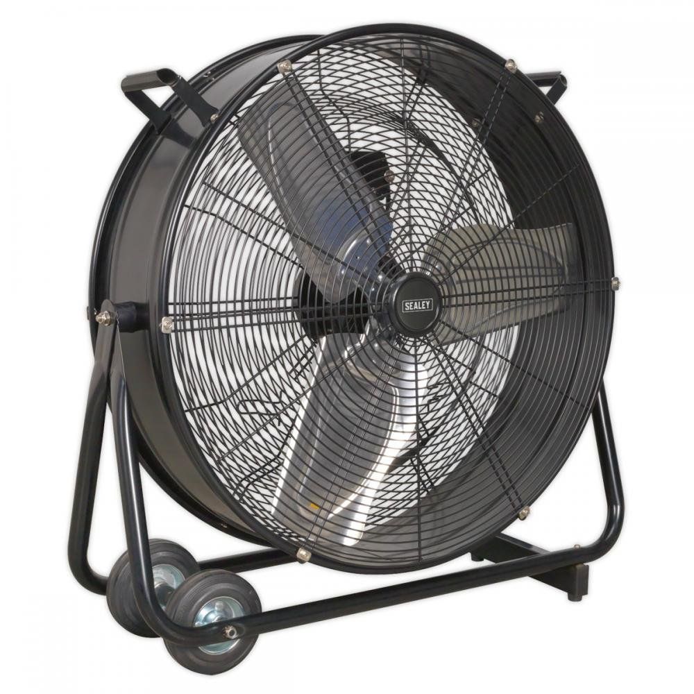 Sealey HVD Series Industrial High Velocity Floor Drum Fan 24" - Image 1
