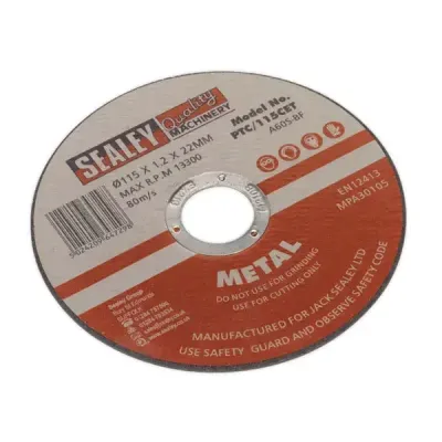 Sealey (Single) Cutting Disc 115 X 1 22Mm | Ptc/115Cet | Euro Car Parts