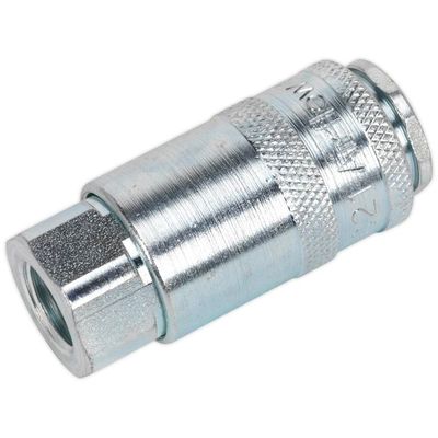 Sealey AC13BP Coupling Body Female 1/4inBsp Pack Of 50