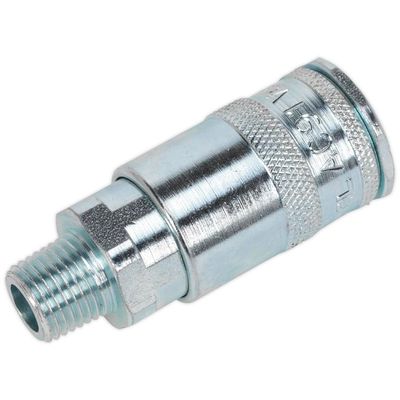 Sealey AC16BP Coupling Body Male 1/4inBspt Pack Of 50