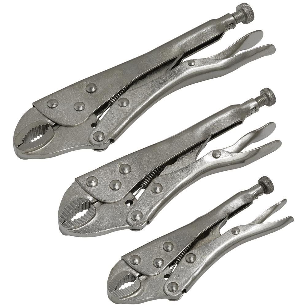 Siegen 3 Piece Locking Plier Set - Image 1