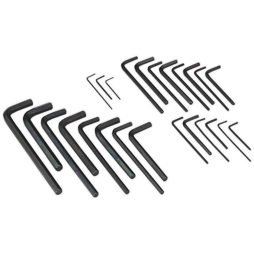 Siegen 25 Piece Hexagon Allen Key Set Metric and Imperial - Image 1
