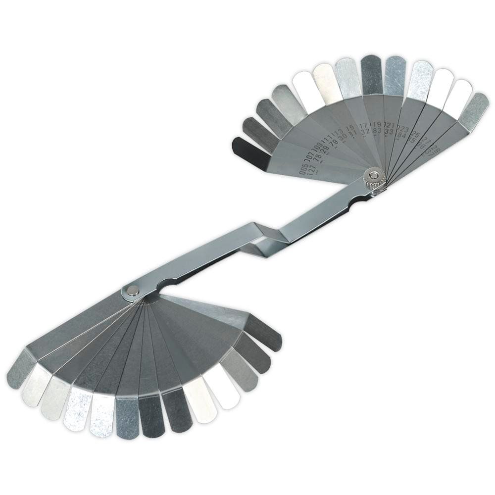 Siegen 26 Blade Feeler Gauge Offset Dual Marked - Image 1