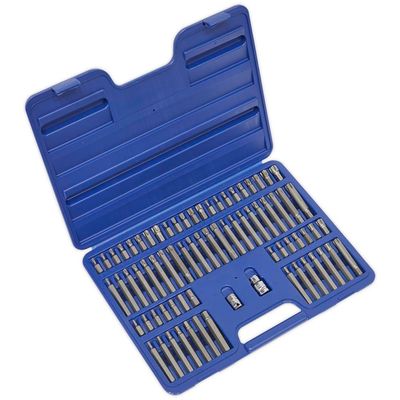Sealey AK21974 Trx-Star/Security Trx-Star/Hex/Ribe/Spline Bit Set 74Pc 3/8in & 1/2inSq Drive