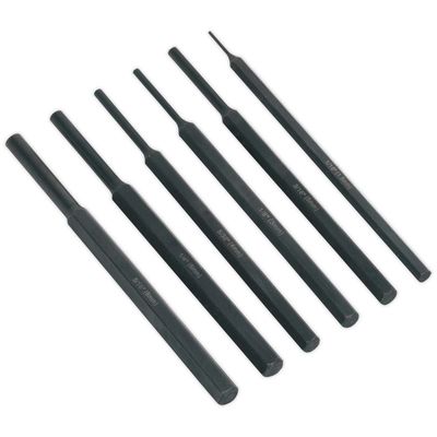 Siegen 6 Piece Parallel Pin Punch Set