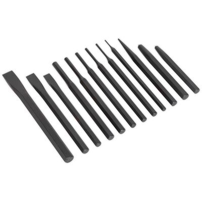 Siegen 12 Piece Punch and Cold Chisel Set