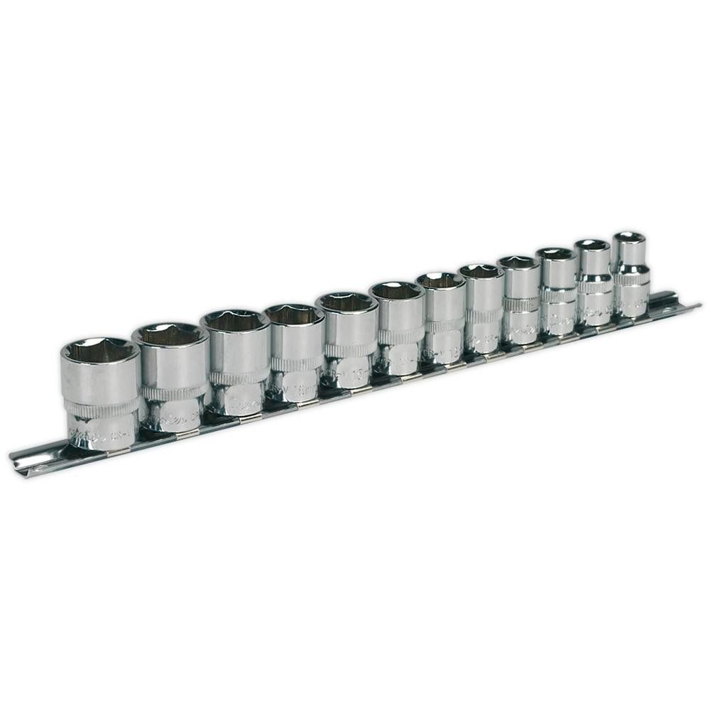 Sealey AK2693 Socket Set 12Pc 3/8inSq Drive Walldrive® Metric - Image 1
