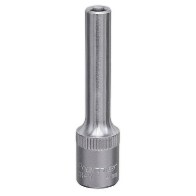 Sealey 1/4" Drive Deep Hexagon WallDrive Socket Metric 1/4" 4mm