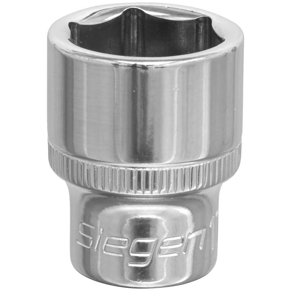 Siegen 3/8" Drive Hexagon WallDrive Socket Metric 3/8" 17mm - Image 1